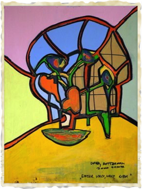 Are you a man or you are not?

Acrylic on wood board
60X40
2003