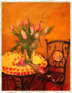Table and chair
acrylic
2011 Table and chair
acrylic
2011