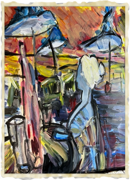 Judit by the sea
Acrylic on canvas
60X40
2023 Judit by the sea
Acrylic on canvas
60X40
2023